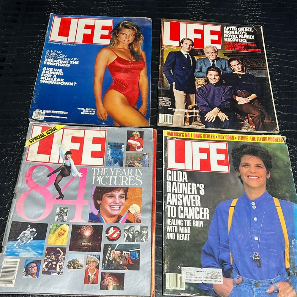 Life Magazine 4 pcs vintage